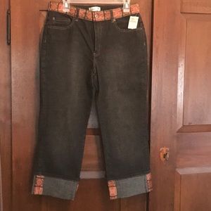 Coldwater Creek Crop Capri Jean